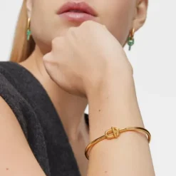Pulseira escrava banhada a ouro de 18 K sobre prata TOUS MANIFESTO