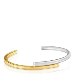 Pulseira escrava bicolor com motivos urso e coração TOUS 1950