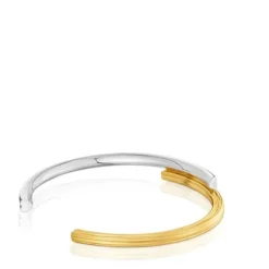 Pulseira escrava bicolor com motivos urso e coração TOUS 1950