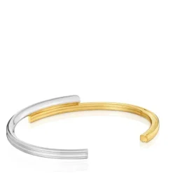 Pulseira escrava bicolor com motivos urso e coração TOUS 1950