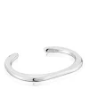 Pulseira escrava em prata Line