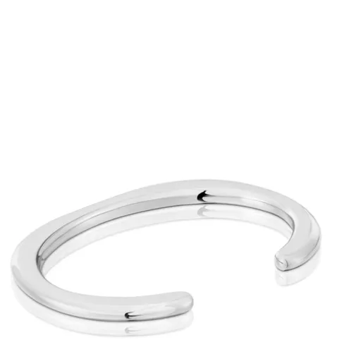 Pulseira escrava em prata Line
