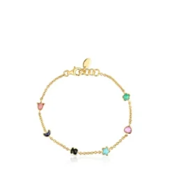 Pulseira Glory em Prata Vermeil com Pedras Preciosas