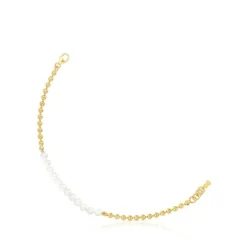 Pulseira Gloss em Prata vermeil e Pérolas