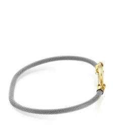 Pulseira Hold em Ouro e Aço