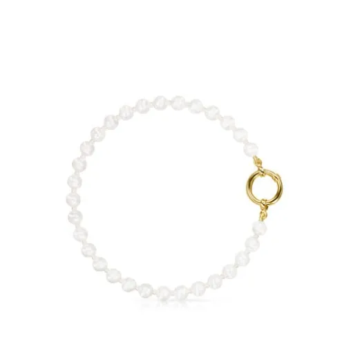 Pulseira Hold em Pérolas e Ouro