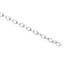 Pulseira Hold oval em Prata