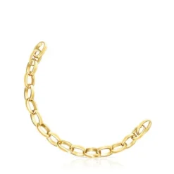 Pulseira Hold oval em Prata Vermeil