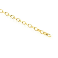 Pulseira Hold oval em Prata Vermeil