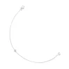 Pulseira Les Classiques cruz em Ouro Branco e Diamantes