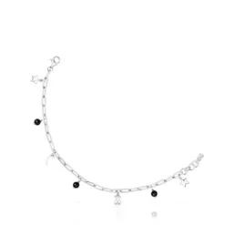 Pulseira Magic Nature em prata e ônix
