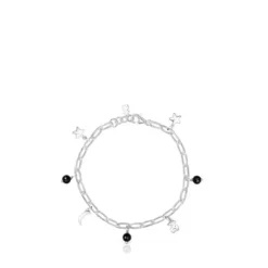 Pulseira Magic Nature em prata e ônix