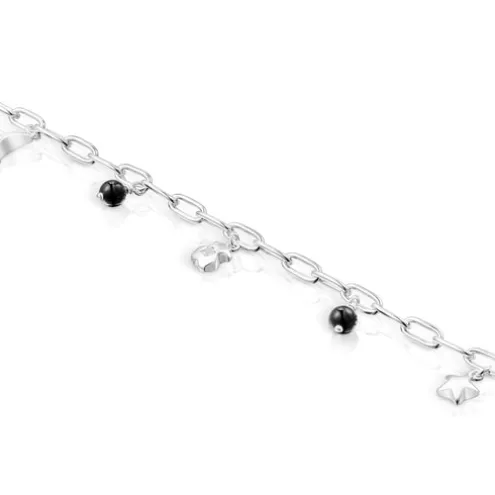 Pulseira Magic Nature em prata e ônix
