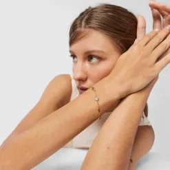 Pulseira Magic Nature em prata vermeil e pedras preciosas