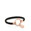 Pulseira média Hold em Prata Vermeil rosa e Aço