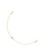 Pulseira Mini Ivette em Ouro com Amazonite e Rubi