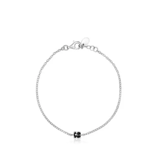 Pulseira Mini Onix em Prata com Ónix