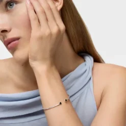Pulseira Mini Onix em Prata com Ónix
