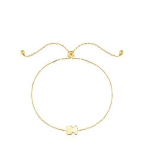 Pulseira motivo de urso em ouro e lápis-lazúli TOUS 1950