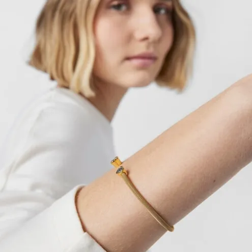 Pulseira Nocturne em Prata Vermeil e Diamantes