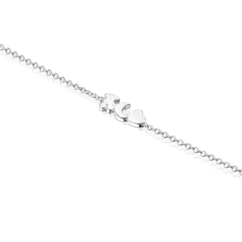 Pulseira Nocturne em Prata com Pérola