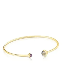 Pulseira Plump em prata vermeil e pedras preciosas