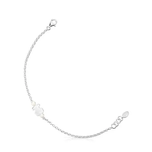 Pulseira Real Sisy em Prata e Pérolas