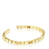 Pulseira Straight ursos em Prata Vermeil