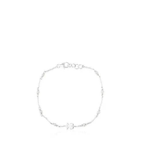 Pulseira Super Power em Prata com Pérolas