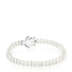 Pulseira Sweet Dolls menino de Pérolas e Prata