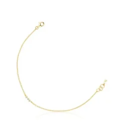Pulseira tira em ouro e diamantes Les Classiques