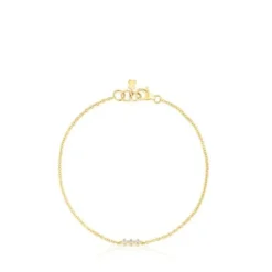 Pulseira tira em ouro e diamantes Les Classiques