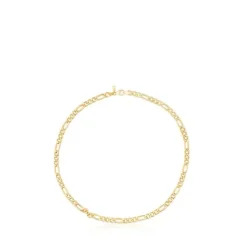 Pulseira TOUS Chain barbada em Prata Vermeil