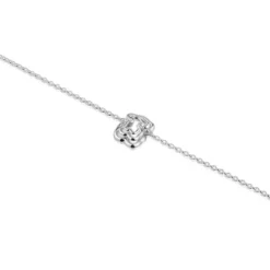 Pulseira triplo urso em prata Bickie