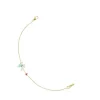 Pulseira Vita em Ouro com Amazonite e Rubi