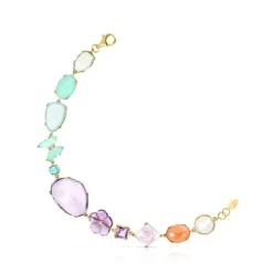 Pulseira Vita em Ouro com Pedras preciosas