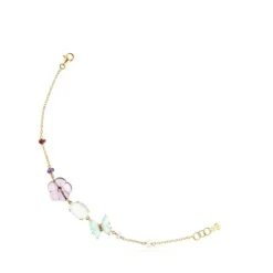 Pulseira Vita em Ouro com Pedras preciosas