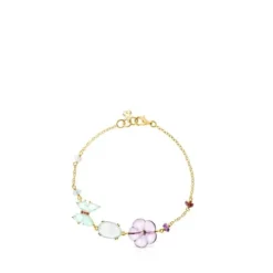Pulseira Vita em Ouro com Pedras preciosas