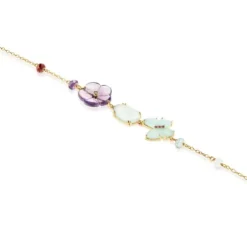 Pulseira Vita em Ouro com Pedras preciosas
