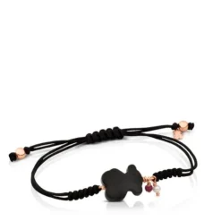 Pulseira New Tibet em Prata Vermeil rosa com Pedras Preciosas