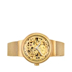 Relógio automático Rond em aço IP dourado