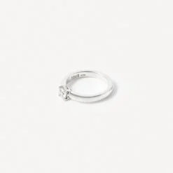Solitário em ouro branco com diamante TOUS ATELIER