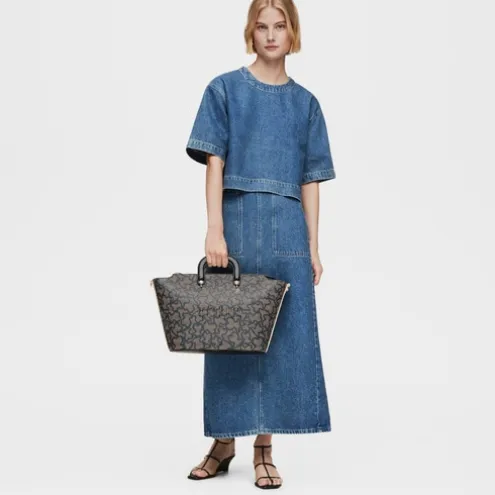 Tote bag grande preto Kaos Icon