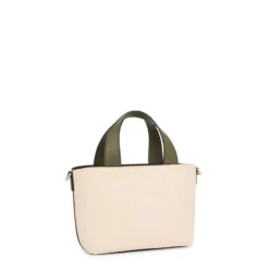 Tote bag pequena bege e caqui TOUS Nanda