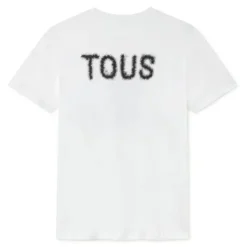 T-shirt de manga curta azul TOUS Motifs Spray M
