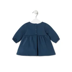 Vestido de bebé para menina Trend azul marinho