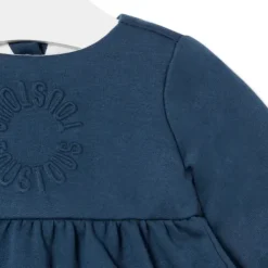 Vestido de bebé para menina Trend azul marinho