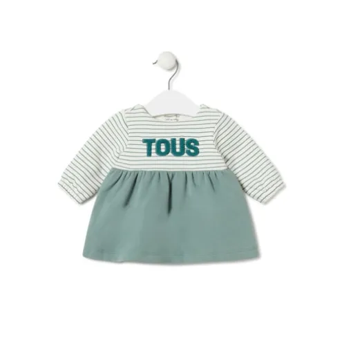 Vestido de bebé para menina Classic verde