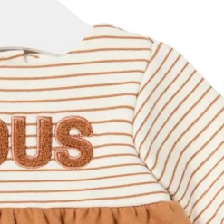 Vestido de bebé para menina Classic cor-de-laranja