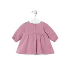 Vestido de bebé para menina Trend cor-de-rosa